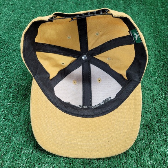 Vintage Emerica Hat Cap Adult Adjustable Yellow Snapback Spellout Skateboard - Picture 9 of 13